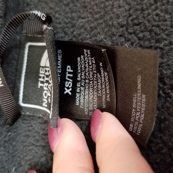 Northface Black Fleece Zip Up Jacket Flashdry - Picture 8 of 8